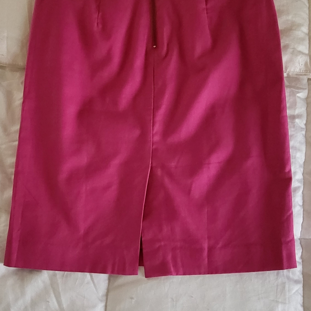 Banana Republic petite pink pencil skirt. Size 4 Nwt - Picture 7 of 10
